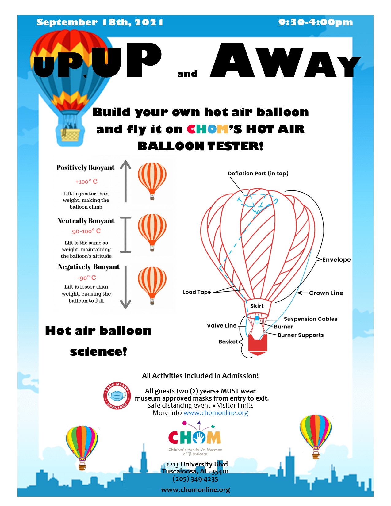 Up, Up and Away at CHOM!